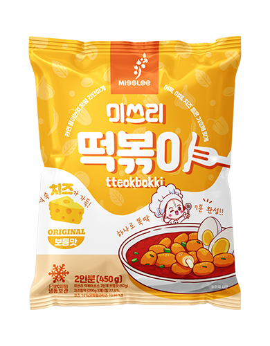 미쓰리 떡볶이 밀키트 치즈밀떡 보통맛